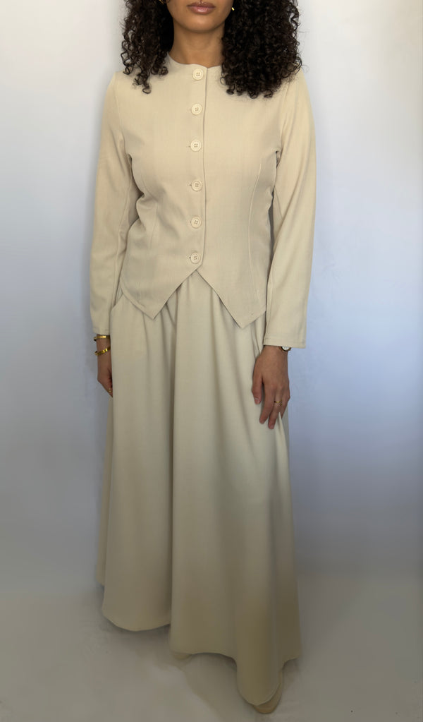 Ensemble beige