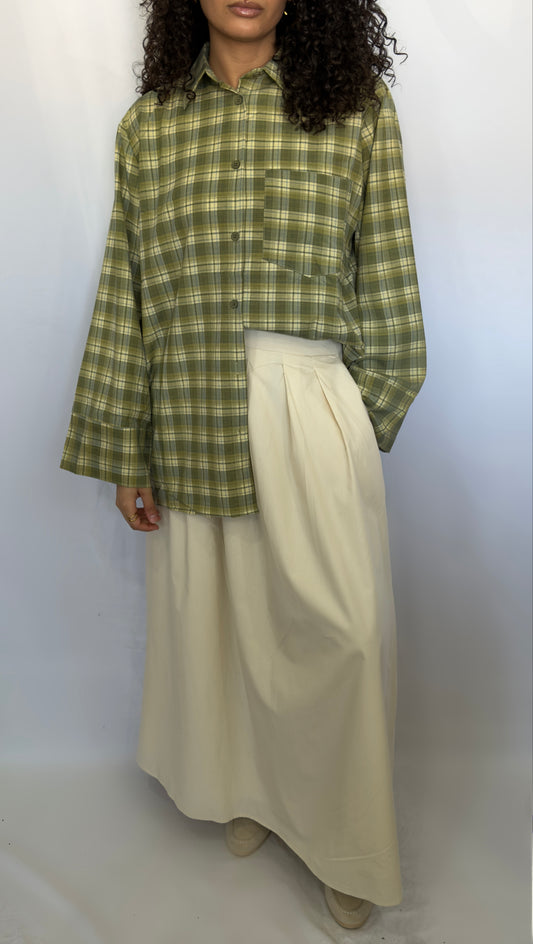 Chemise bûcheron verte